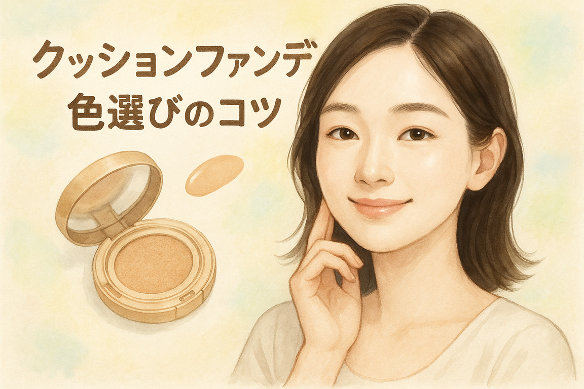 クッションファンデーションの色選びで迷わない!初心者でもわかる失敗しない選び方