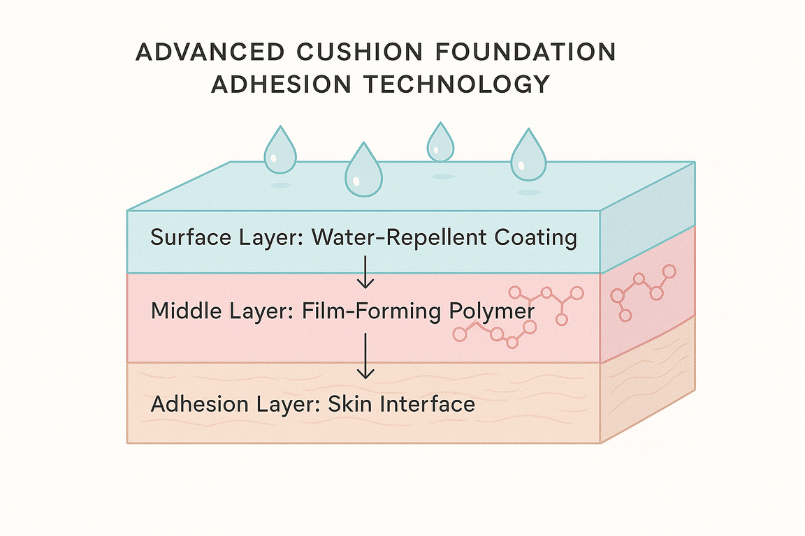 最新密着技術の3層構造図解