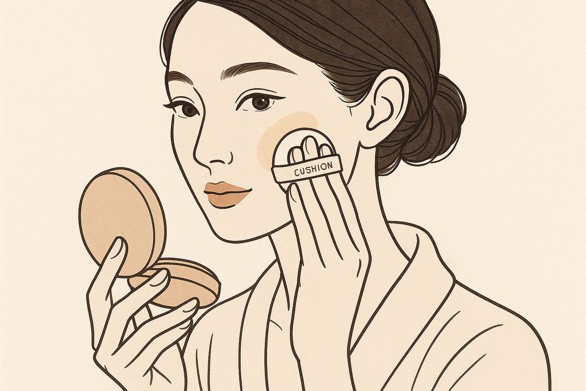 ファンデーション塗布イメージ